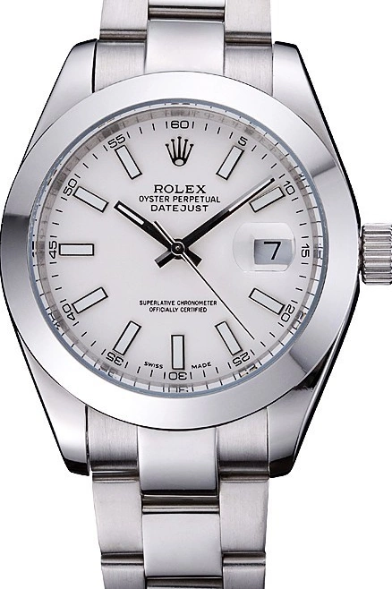 AAA replica watch Stainless Datejust 622266 White Rolex Steel Dial Case 0824